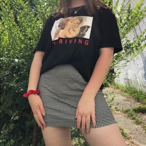 urban outfitters cooperative gingham mini skirt